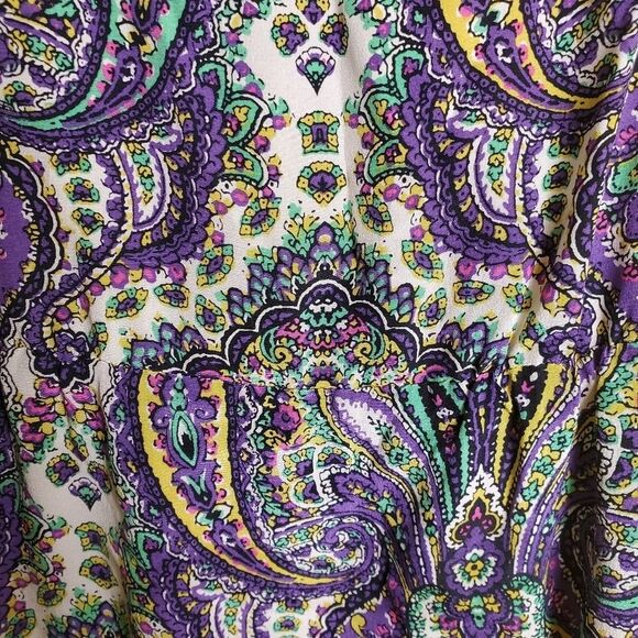 J. Crew Silk Paisley Dress Size 4 - Picture 6 of 11